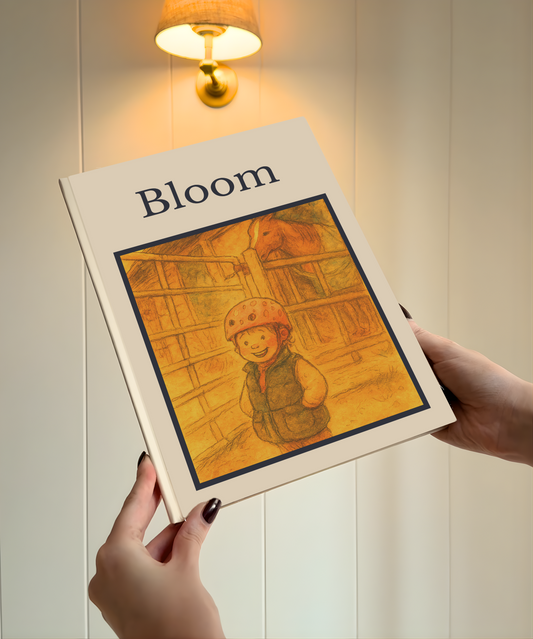 Product photo of a personalized illustrated book for daughters 