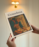 Product photo of a fully personalised illustrated book for grandmothers