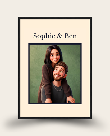 Memotale Wall Art - Black Frame