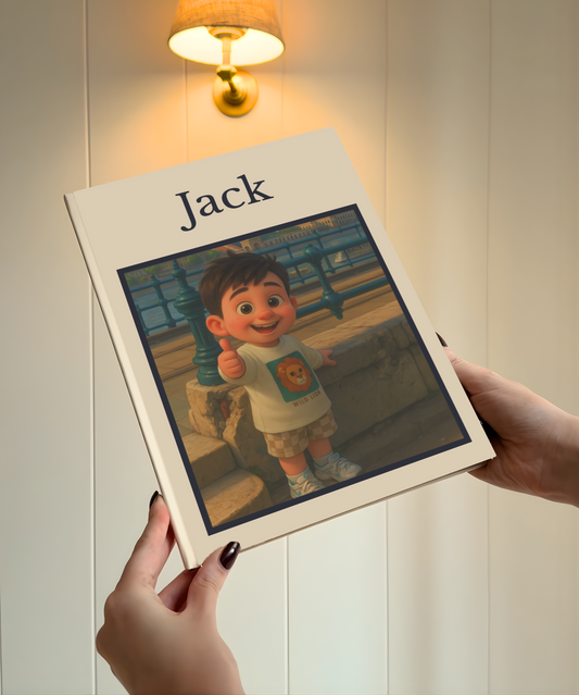 Product photo of a fully personalised books for sons